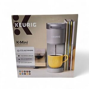 Keurig K-mini Single Serve Coffee Maker, Studio Gray, 6 To 12 Oz. Brew Sizes